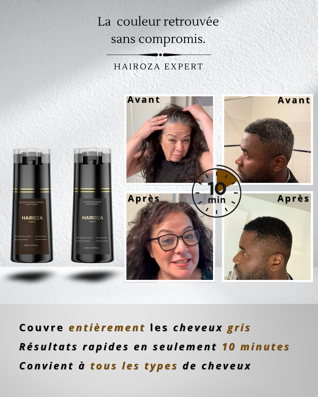 Shampooing colorant brun